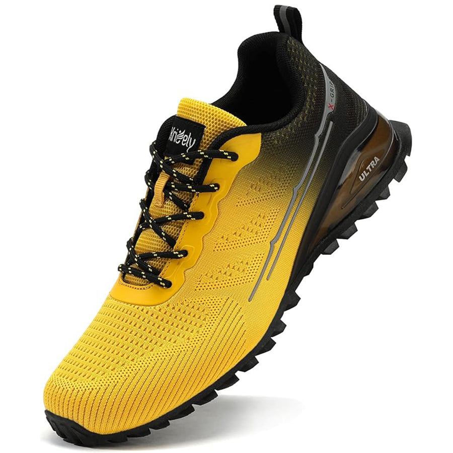Kricely Wide Fit Men's All-terrain Hiking Sneakers Mountain Hiking, Gym Workouts and Wilderness Adventure Shoes