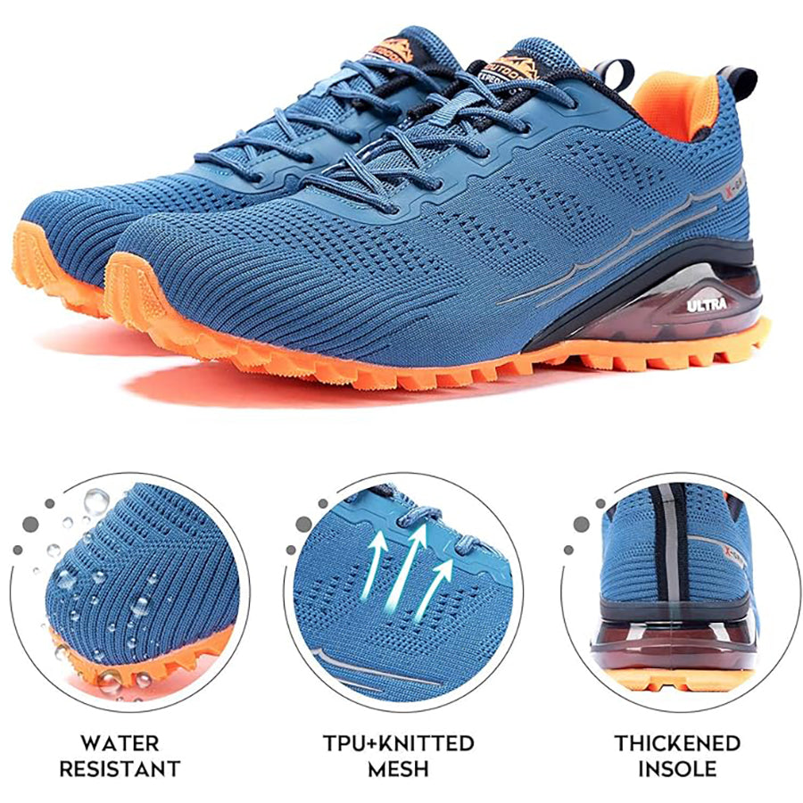 Kricely Wide Fit Men's All-terrain Hiking Sneakers Mountain Hiking, Gym Workouts and Wilderness Adventure Shoes