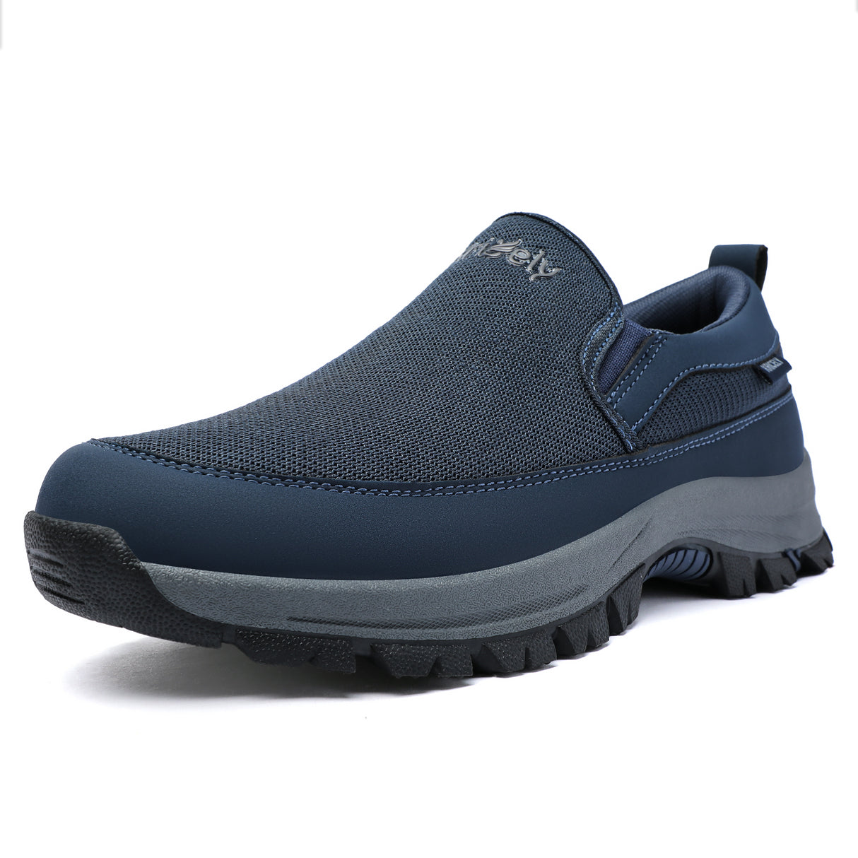 Kricely Mocasines sin Cordones para Hombre, Zapatillas para Caminar, Malla Casual para Exteriores