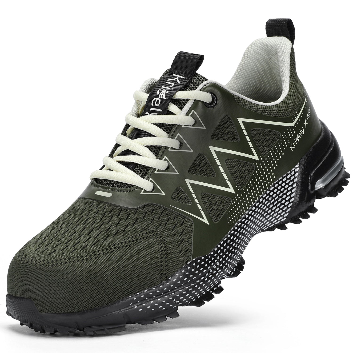Kricely Men's Trail Running Shoes Tennis Shoe Non Slip