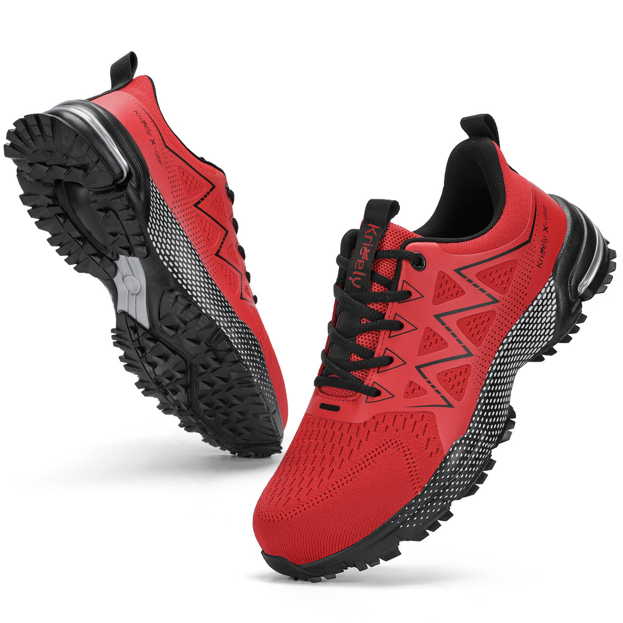 Kricely Men's Trail Running Shoes Tennis Shoe Non Slip