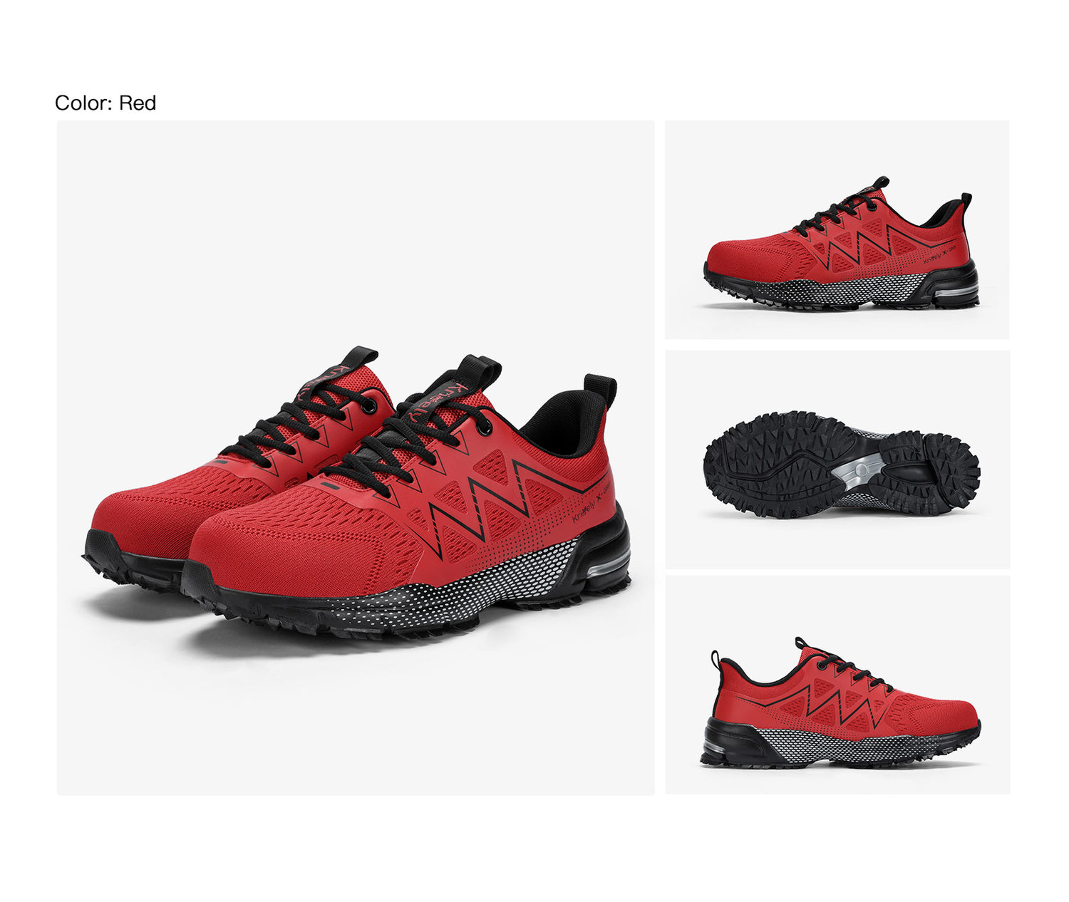 Kricely Men's Trail Running Shoes Tennis Shoe Non Slip