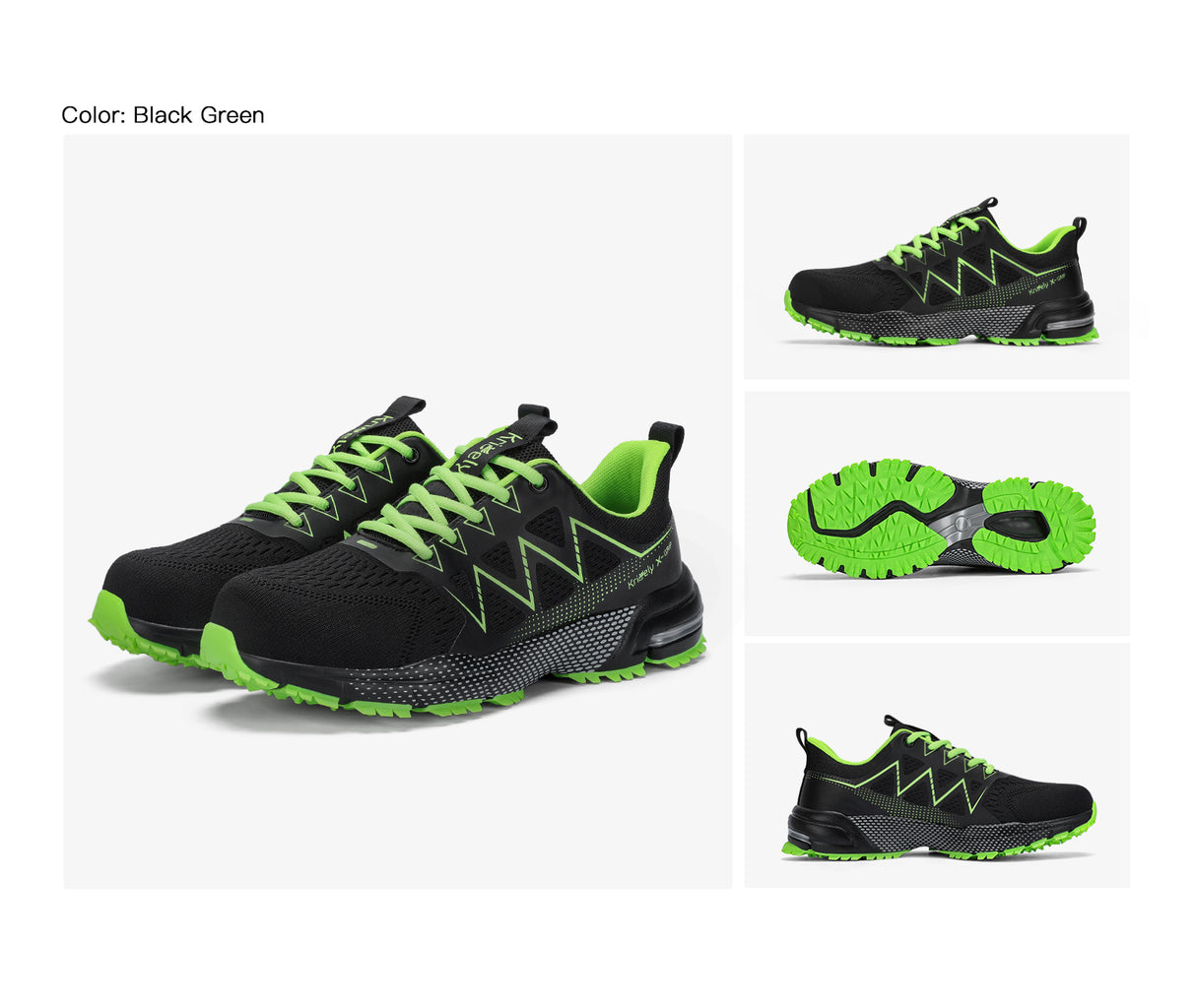 Kricely Men's Trail Running Shoes Tennis Shoe Non Slip