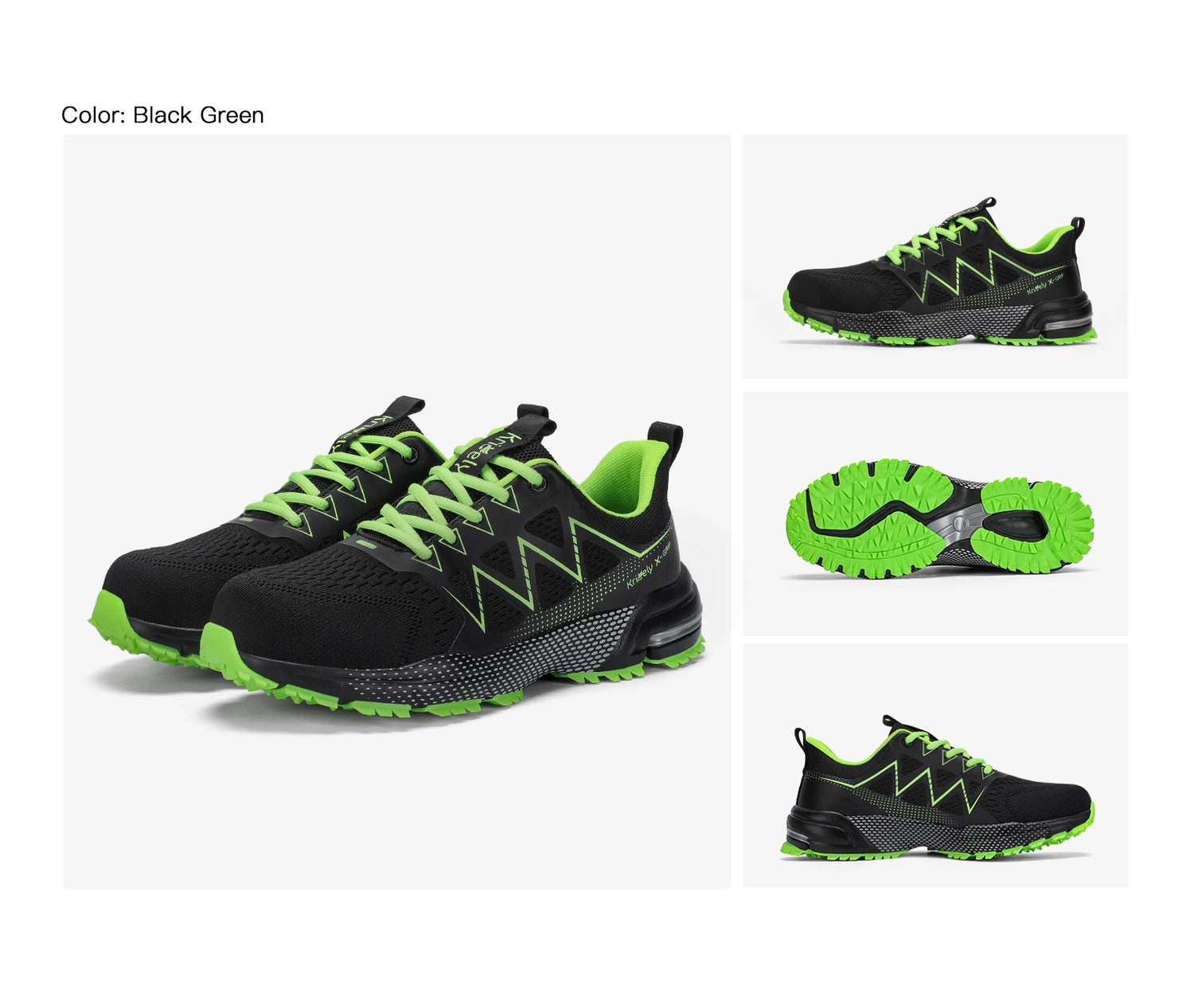 Kricely Men's Trail Running Shoes Tennis Shoe Non Slip