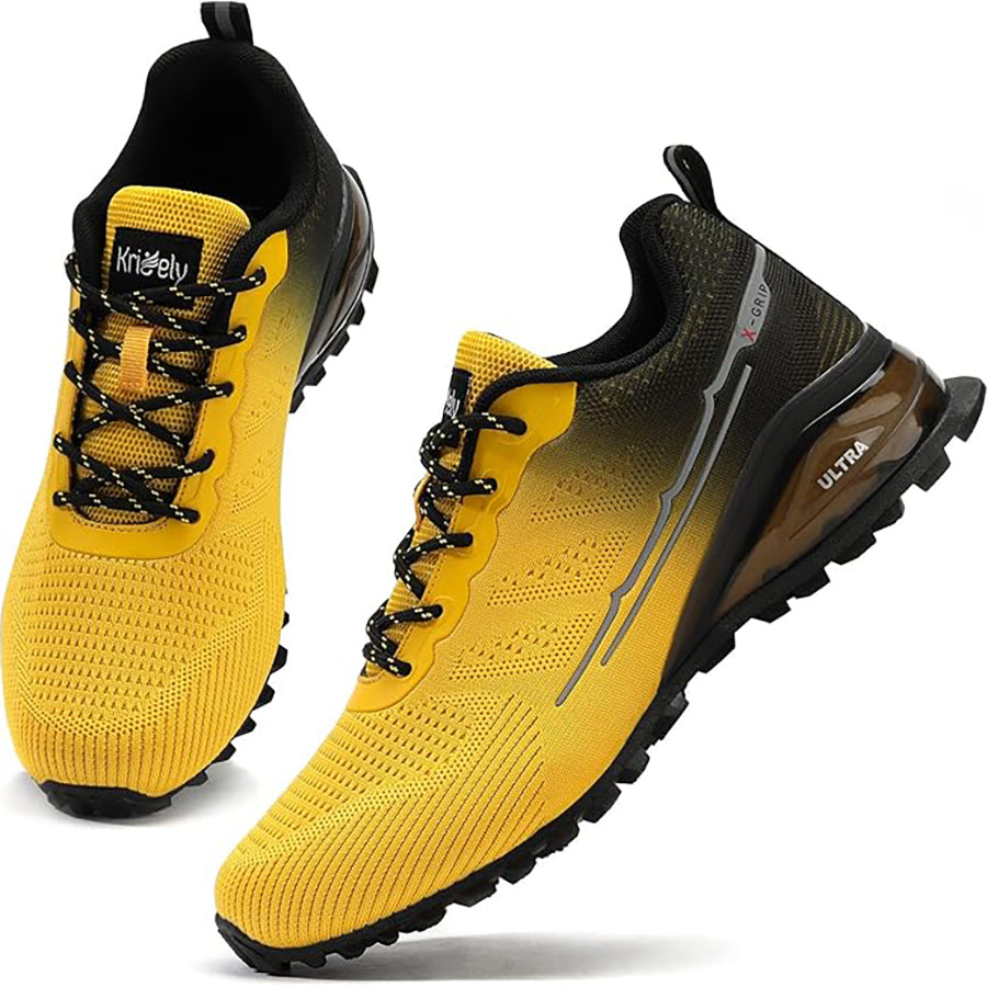 Kricely Wide Fit Men's All-terrain Hiking Sneakers Mountain Hiking, Gym Workouts and Wilderness Adventure Shoes