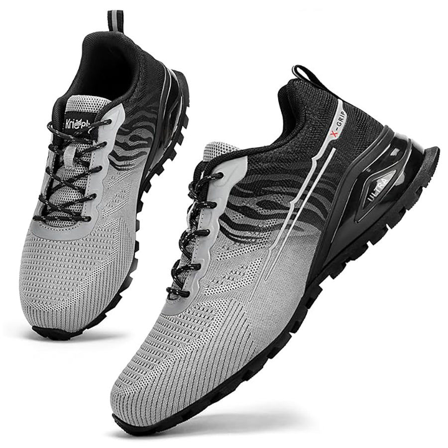 Kricely Wide Fit Men's All-terrain Hiking Sneakers Mountain Hiking, Gym Workouts and Wilderness Adventure Shoes