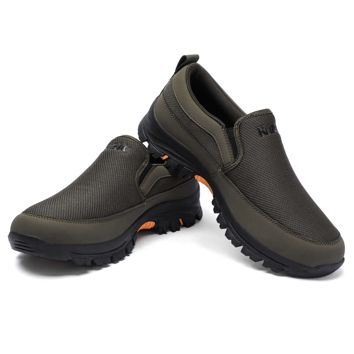 Kricely Mocasines sin Cordones para Hombre, Zapatillas para Caminar, Malla Casual para Exteriores