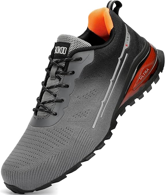 Steel Toe Shoes for Men Composite Work Shoes Comfortable Puncture Proof Lightweight Indestructible Sneakers