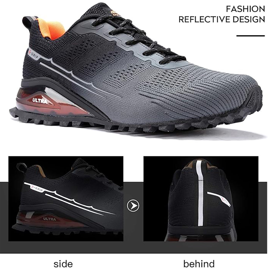 Kricely Wide Fit Men's All-terrain Hiking Sneakers Mountain Hiking, Gym Workouts and Wilderness Adventure Shoes