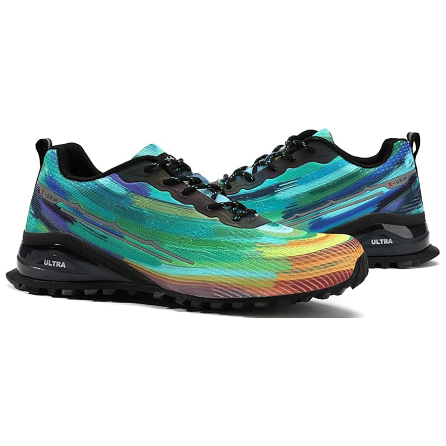 Kricely Wide Fit Men's All-terrain Hiking Sneakers Mountain Hiking, Gym Workouts and Wilderness Adventure Shoes