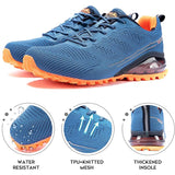 Kricely Men's Trail-Ready Hiking Shoes - Breathable Lightweight Sneakers with Shock Absorption for Gym Training, Mountain Running & Outdoor Adventures