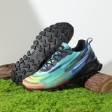 Kricely Men's Trail-Ready Hiking Shoes - Breathable Lightweight Sneakers with Shock Absorption for Gym Training, Mountain Running & Outdoor Adventures