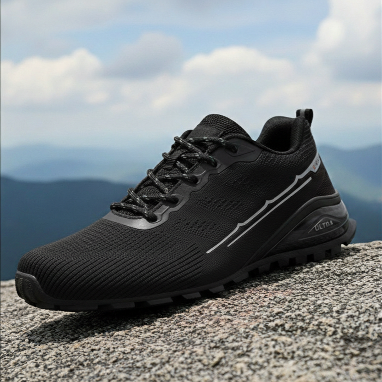 Men’s Non Slip Running Shoes Lightweight Breathable Walking Sneakers Cushion Gym Outdoor Trainers &  Daily Outdoor Work Shoes