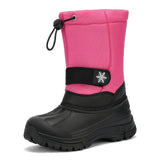 Boys Girls Snow Boots Kids' Waterproof Snow Boots for Winter Slip Resistant Cold Weather Shoes
