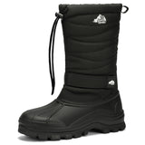 Kricely Men's Snow Boots Waterproof Non-Slip Outdoor Hiking Athletic Warm Fur Boot Comfortable Causual Cold-Weather Boots