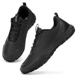 GLOSIW men Sneakers,Wide Toe Box Shoes men Zero Drop Barefoot Shoe Men Trail Running Shoe Non-Slip Lightweight Walking Hiking Shoes Cross-training