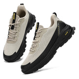 GLOSIW Men's Trail Running Shoes Fashion Walking Hiking Sneakers for Men Tennis Cross Training Shoe Outdoor Snearker