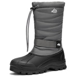 Kricely Men's Snow Boots Waterproof Non-Slip Outdoor Hiking Athletic Warm Fur Boot Comfortable Causual Cold-Weather Boots