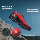 Kricely Men's Trail Running Shoes - Breathable Lightweight Hiking Sneakers with Advanced Traction Technology for Gym, Jogging & Outdoor Sports