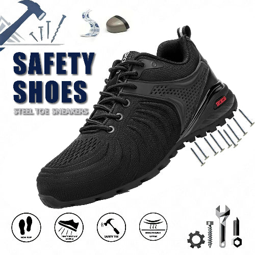 Men's Steel Toe Shoes Composite Safety Sneakers Puncture Proof Indestructible