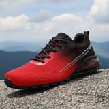 Men’s Non Slip Running Shoes Lightweight Breathable Walking Sneakers Cushion Gym Outdoor Trainers &  Daily Outdoor Work Shoes