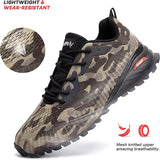 Kricely Men's Trail Running Shoes Breathable Lightweight Gym Shoes, Jogging and Outdoor Sports Hiking Sneakers  Wide Fit