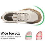 GLOSIW men Sneakers,Wide Toe Box Shoes men Zero Drop Barefoot Shoe Men Trail Running Shoe Non-Slip Lightweight Walking Hiking Shoes Cross-training
