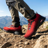 Kricely Men's Trail Running Shoes - Breathable Lightweight Hiking Sneakers with Advanced Traction Technology for Gym, Jogging & Outdoor Sports