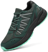 Kricely Men's Walking Shoes Breathable Tennis Running Shoes Lace Up Non Slip Sneakers Athletic Gym Sports Shoes for Men