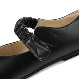 koppu Girls Mary Jane Shoes Soft Sole Comfortable Flat Dress Shoes for Little Kids Patent Leather School Wedding Party