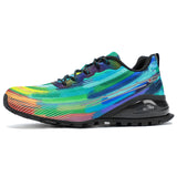 Men’s Non Slip Running Shoes Lightweight Breathable Walking Sneakers Cushion Gym Outdoor Trainers &  Daily Outdoor Work Shoes