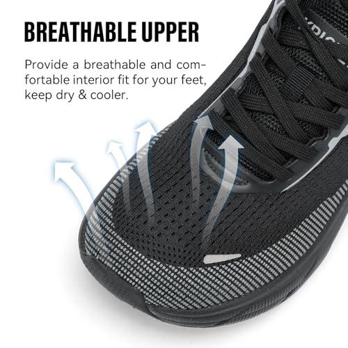 Men's Wide Toe Box Running Shoes | Zero Drop Shoes for Cross Trainer Trail Running