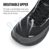 Men's Wide Toe Box Running Shoes | Zero Drop Shoes for Cross Trainer Trail Running