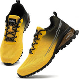 Kricely Wide Fit Men's All-terrain Hiking Sneakers Mountain Hiking, Gym Workouts and Wilderness Adventure Shoes