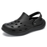 Kricely Clogs for Men with Arch Support Shower Hiking Sandals for Beach Water, Recovery Plantar Fasciitis Orthotic Slides