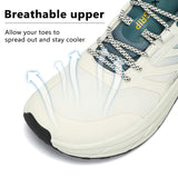 Kricely Men's Trail Running Shoes Wide Toe Box Shoes for Men Walking Sneakers Breathable Lightweight Zero Drop Fashion Sneakers