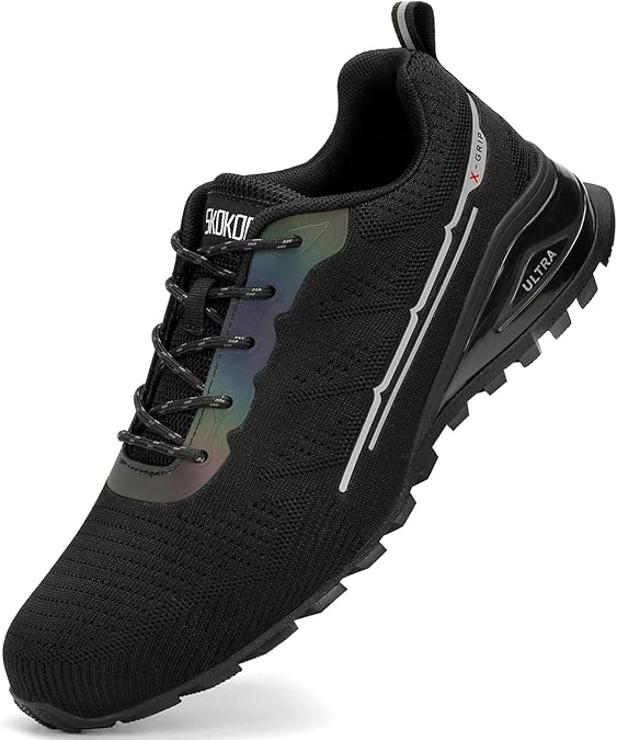 Steel Toe Shoes for Men Composite Work Shoes Comfortable Puncture Proof Lightweight Indestructible Sneakers