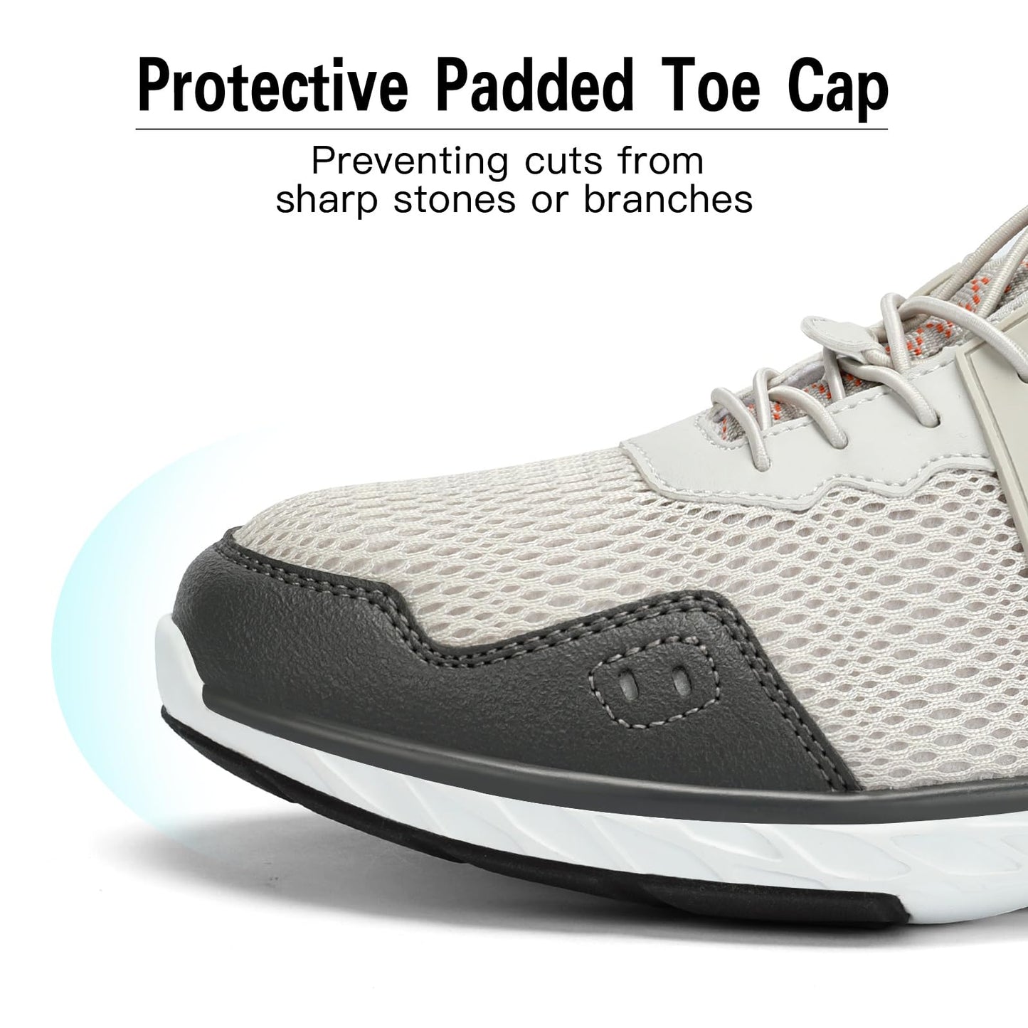 Kricely Water Shoes Men Quick Dry Aqua Shoes Swim Shoes for Men Non-Slip Beach Shoes Outdoor for Surfing