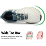 Kricely Men's Trail Running Shoes Wide Toe Box Shoes for Men Walking Sneakers Breathable Lightweight Zero Drop Fashion Sneakers