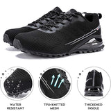 Kricely Men's Trail-Ready Hiking Shoes - Breathable Lightweight Sneakers with Shock Absorption for Gym Training, Mountain Running & Outdoor Adventures