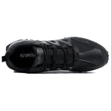 Kricely Men's Super Grip Trail Runner - Ultralight Mountain and Gym Shoes with Multi-terrain Non-slip Shoes Wide Fit
