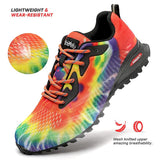 Kricely Men's Trail Running Shoes Breathable Lightweight Gym Shoes, Jogging and Outdoor Sports Hiking Sneakers  Wide Fit