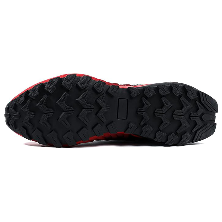 Kricely Mens Trail Running Shoes Breathable Lightweight Anti Slip Hiking Shoes with Vibram Outsole Shock Absorbing Design for Outdoor Trekking Gym Training Standard Fit